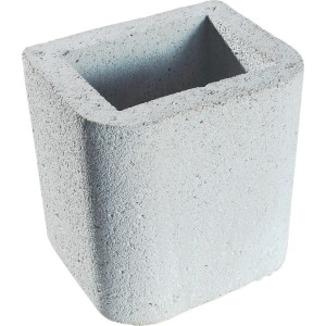 Weiße Kaminverlängerung aus Beton für Buschbeck Grillkamine (außer Rondo).