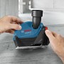 Bosch Professional GDE125EA-T Absaughaube für Winkelschleifer im Einsatz.