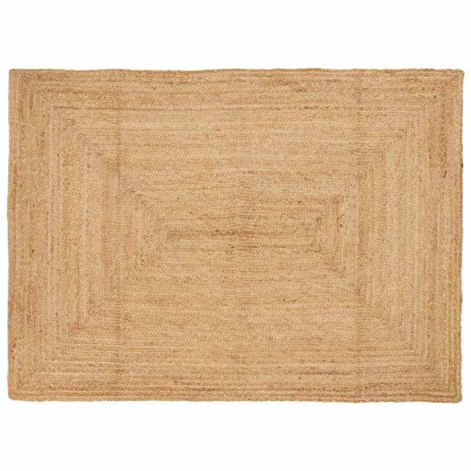 vidaXL Bereichsteppich Beige 140 x 200 cm Jute 42010396 günstig online kaufen