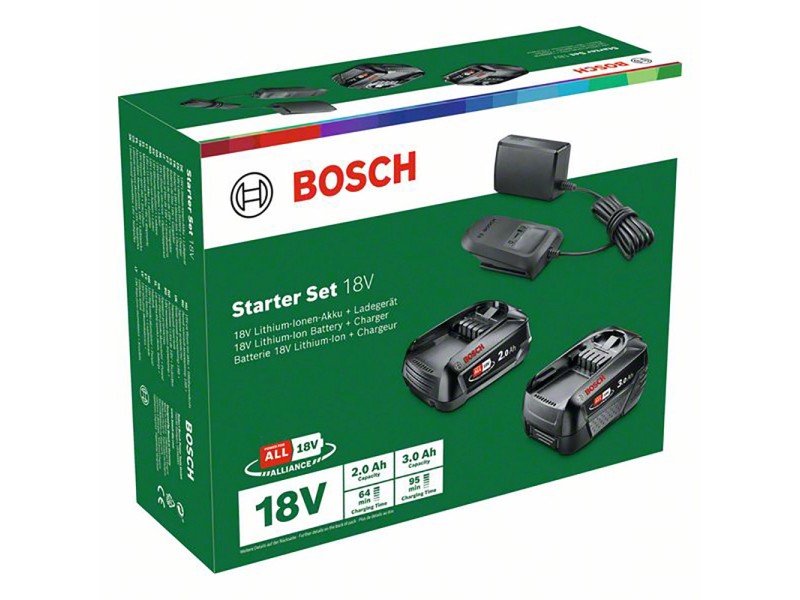 Bosch Akku-Set Power4All Alliance 18V 2Ah + 3Ah + AL18V-20 kaufen