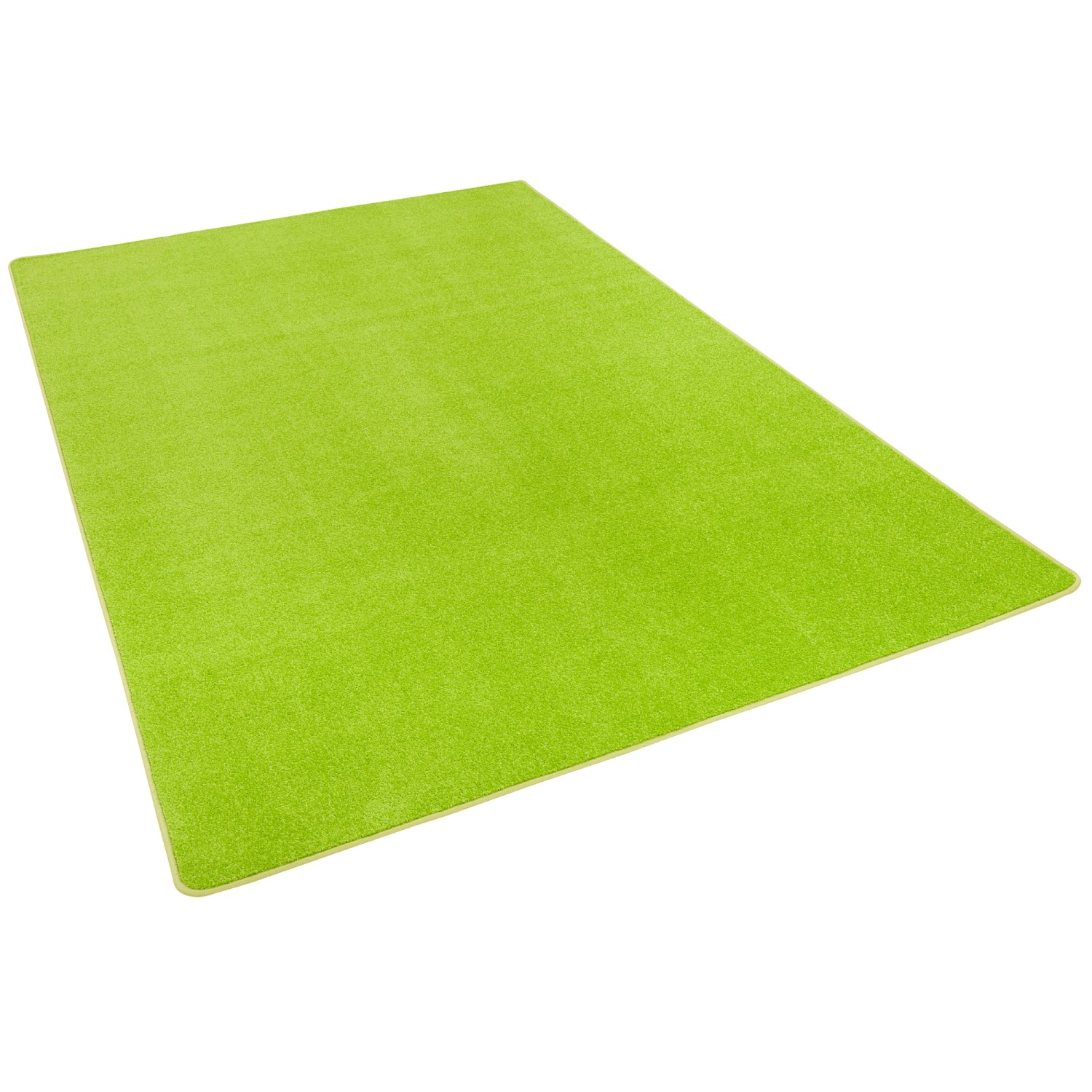 Snapstyle Trend Velours Teppich Joy Grasgrün 80x400cm günstig online kaufen