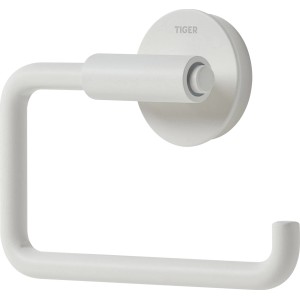 Weißer Tiger Toilettenpapierhalter ohne Deckel im Urban Design.