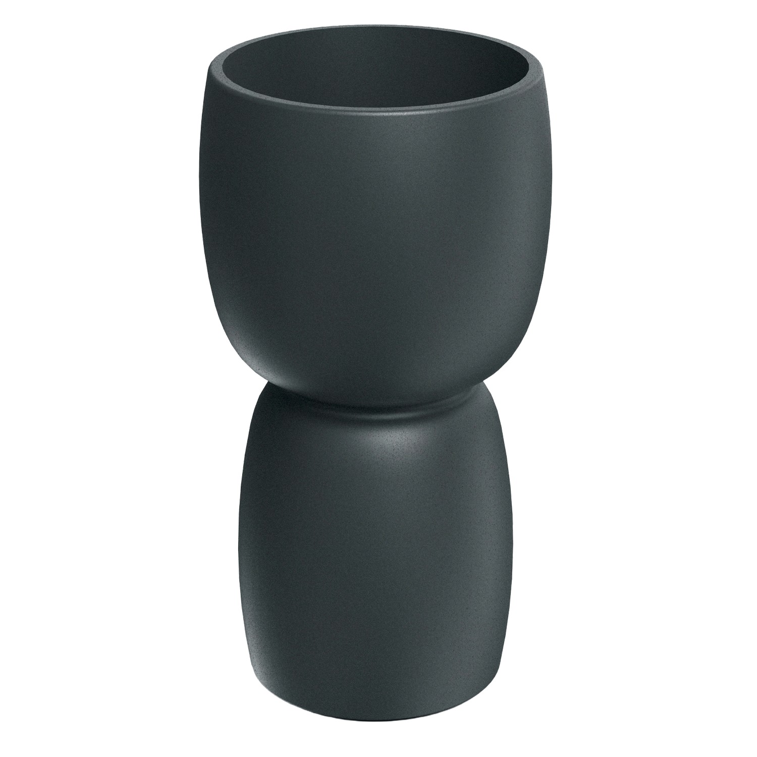 Prosperplast Blumentopf Duala Schmal Ø 30 cm x 54 cm Graphit