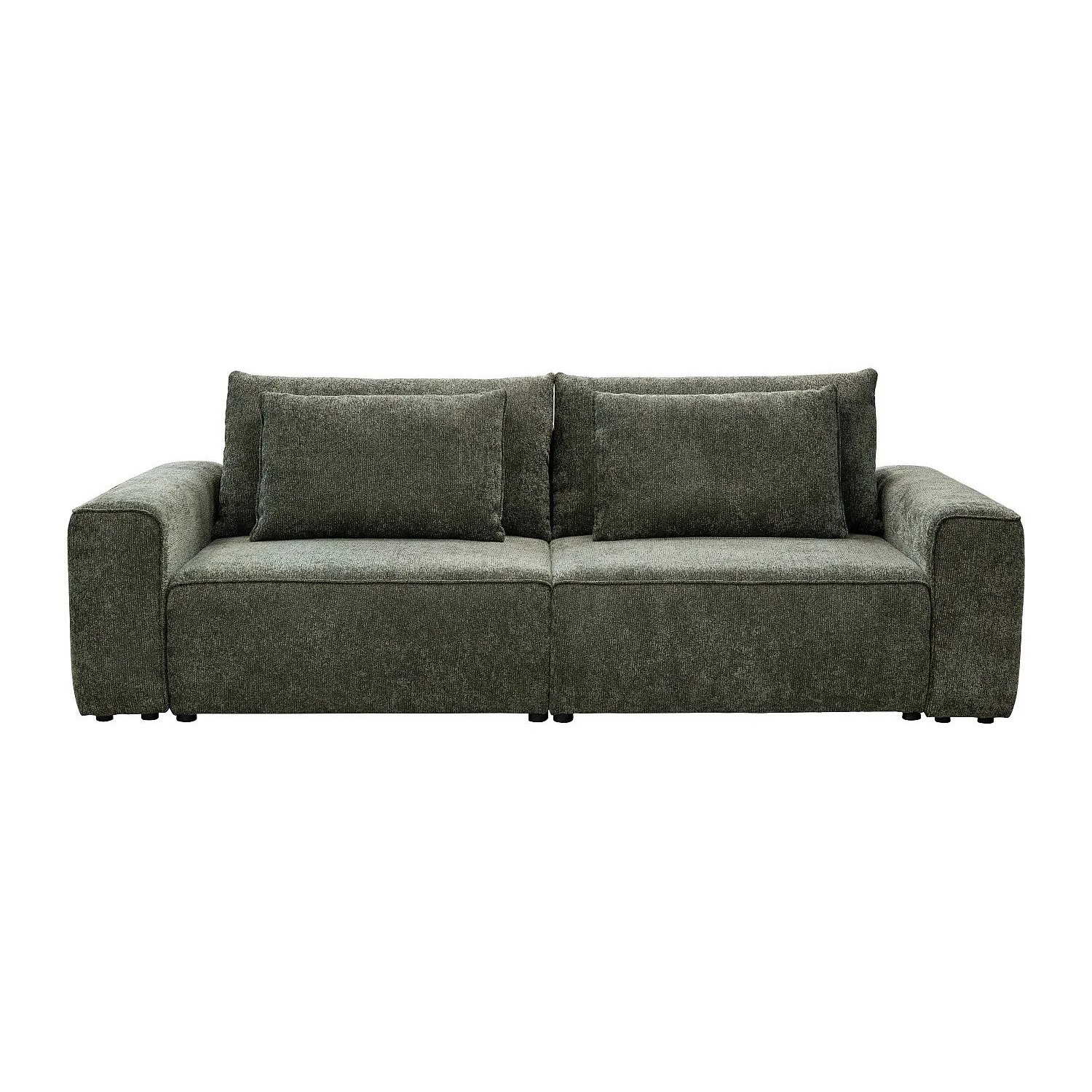 Vente-unique Schlafsofa Ricapo Grün 266 cm