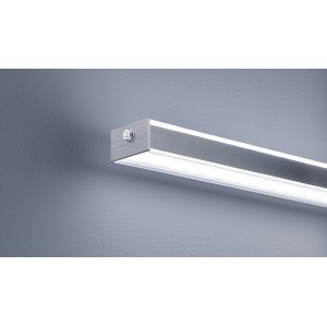 Moderne LED-Pendelleuchte Vitan TW von Fischer & Honsel in Nickel, dimmbar und mit verstellbarer Farbtemperatur.