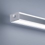 Moderne LED-Pendelleuchte Vitan TW von Fischer & Honsel in Nickel, dimmbar und mit verstellbarer Farbtemperatur.