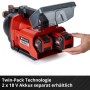 Einhell Aquinna Akku-Gartenpumpe mit zwei 18V Akkus. Flexibel für Gartenbewässerung.