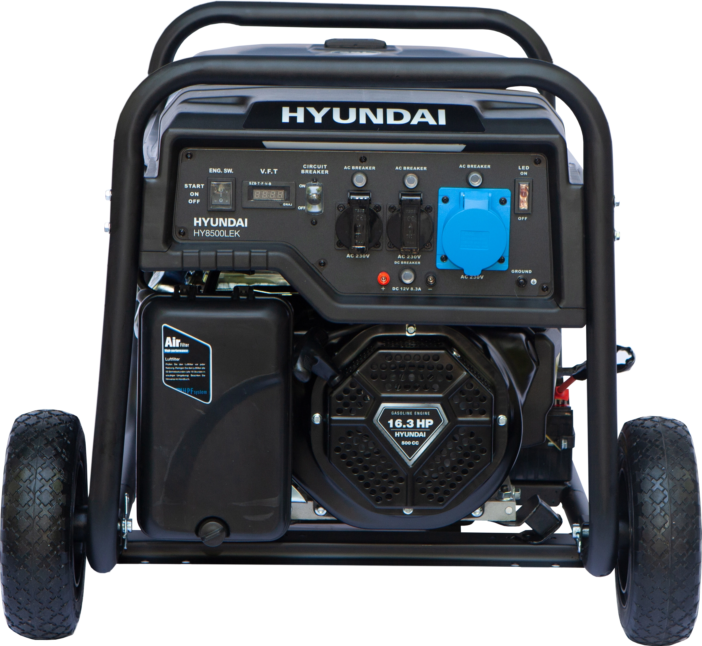 Hyundai Stromerzeuger/Benzin-Generator HY8500LEK 8,5 kW/16,3 PS kaufen bei  OBI