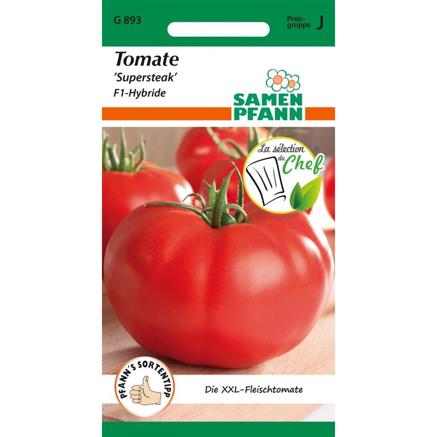 SAMEN PFANN Tomate Supersteak F1 XXL-Tomate
