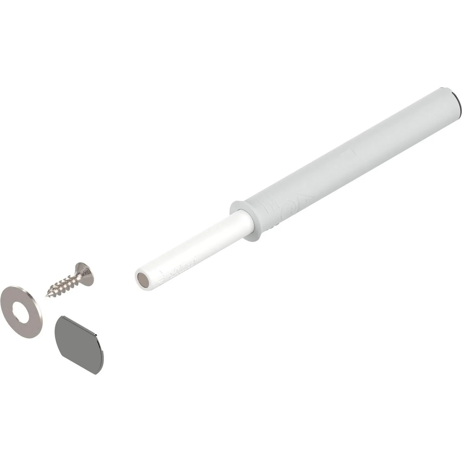 Blum Türöffner Tip On 956A1004 Langversion mit Magnet Seidenweiß
