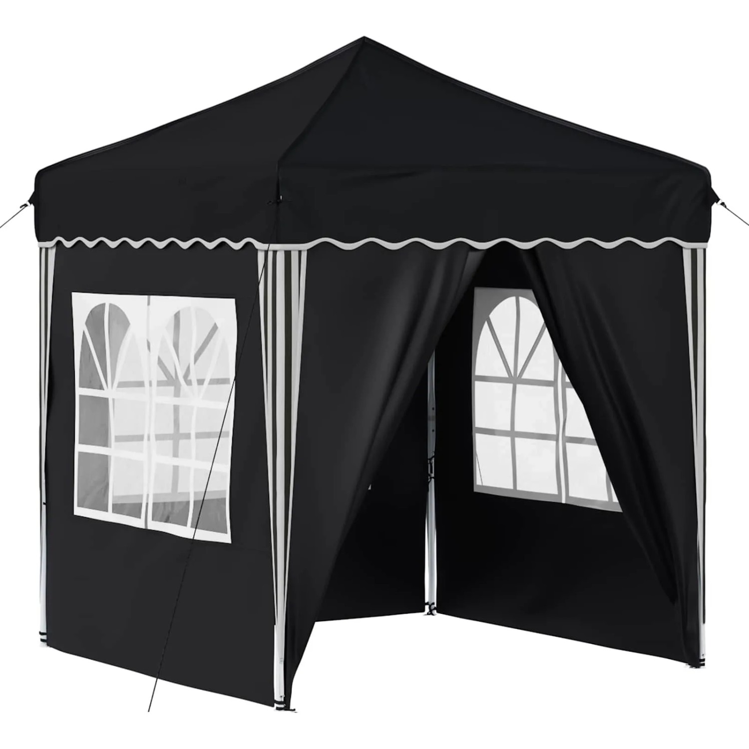 vidaXL Pop-up Partyzelt Anthrazit 195 x 195 x 245 cm Oxford-Stoff 42019737