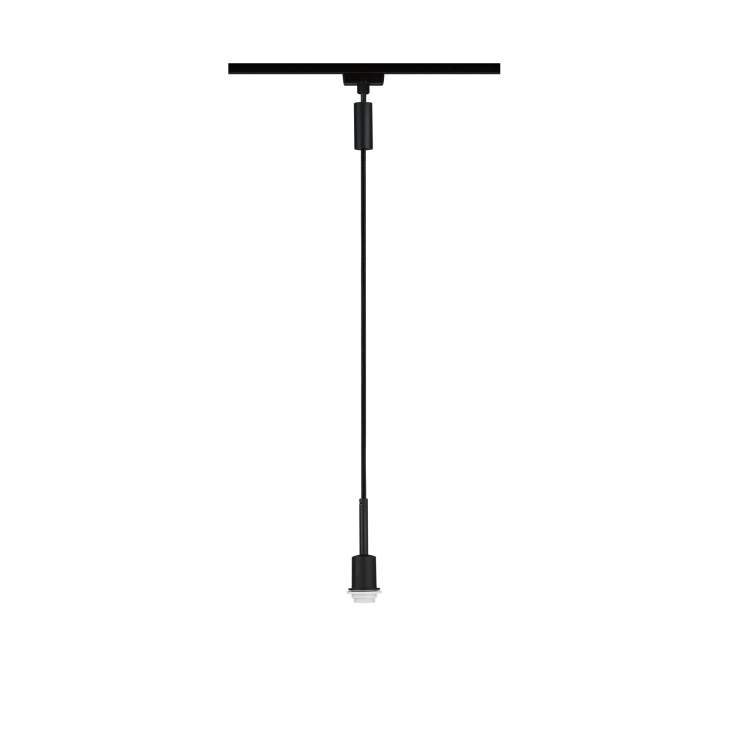 Schwarzes URail DecoSystems Pendel für Schienensysteme, max. 20W E14 Fassung.