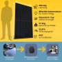 EcoFlow Balkonkraftwerk Set mit 4 Solarmodulen, Stromspeicher und Zähler. Module mit 500W Leistung.