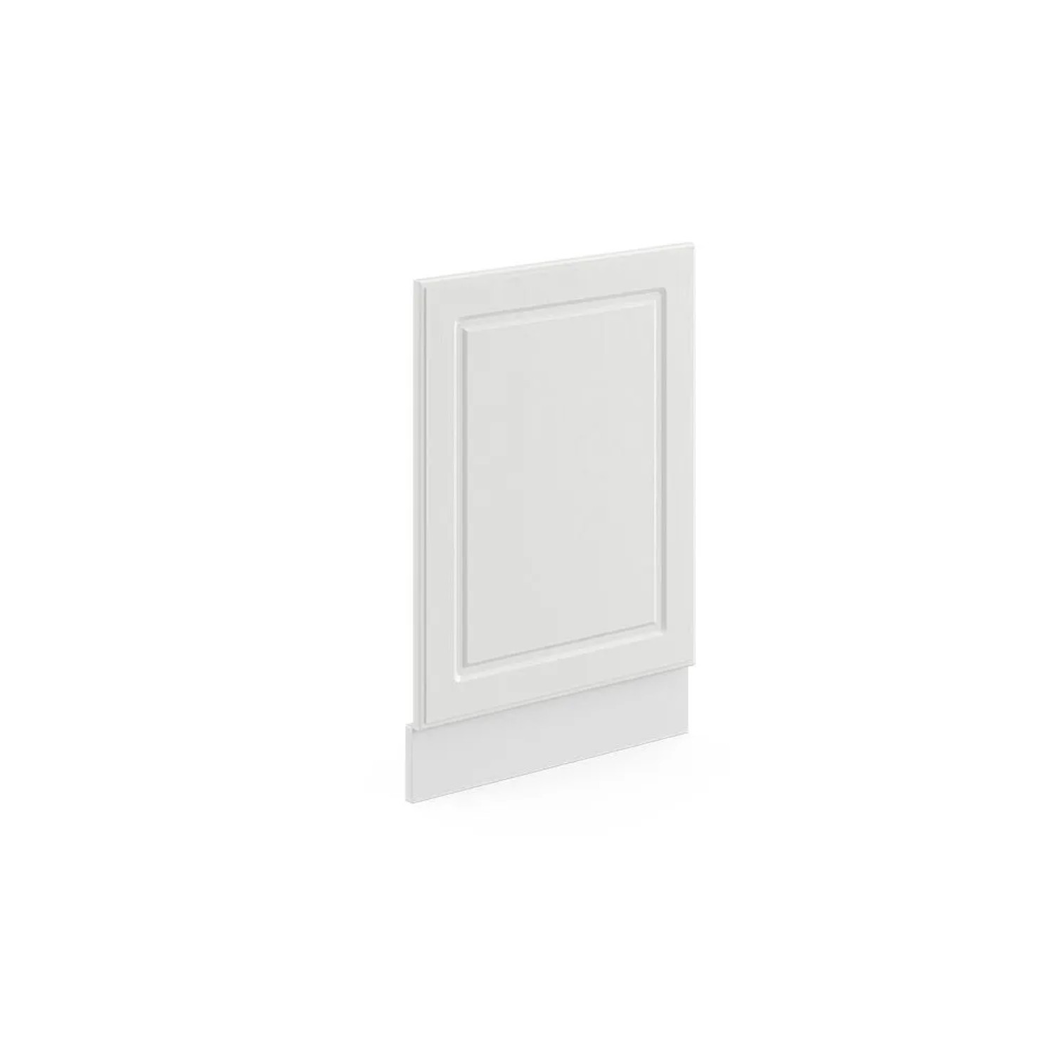 Vicco Frontblende R-Line Geschirrspüler Fronttür Weiß Landhaus Weiß 45 cm ohne Arbeitsplatte
