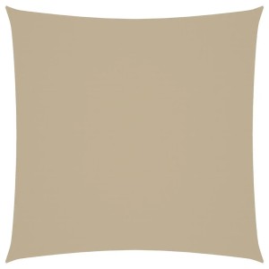 vidaXL Sonnensegel Oxford-Gewebe Quadratisch 3x3 m Beige 135137