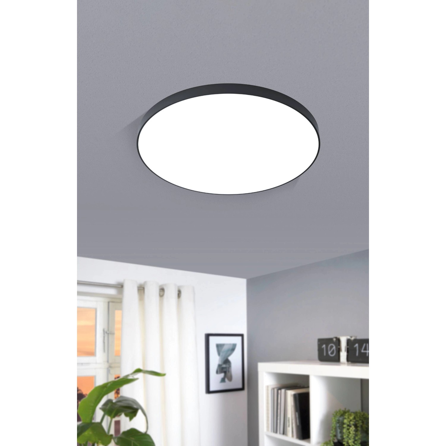 W 36 bei Eglo Schwarz-Weiß LED Deckenleuchte kaufen Zubieta-A OBI