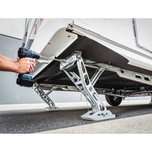 Calima Sechskantschlüssel zum Bedienen der Kurbelstützen am Autoanhänger mit Akkuschrauber.