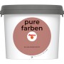 Alpina Pure Farben Rhabarberrot, 2,5 l, matte Wandfarbe für Innenräume.