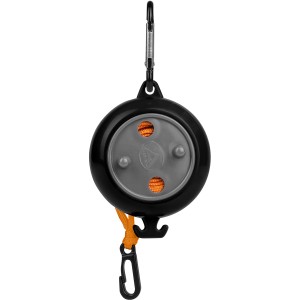 Calima Wäscheleine, aufrollbar, ca. 8 m, mit Haken zur Befestigung für Camping und Freizeit.