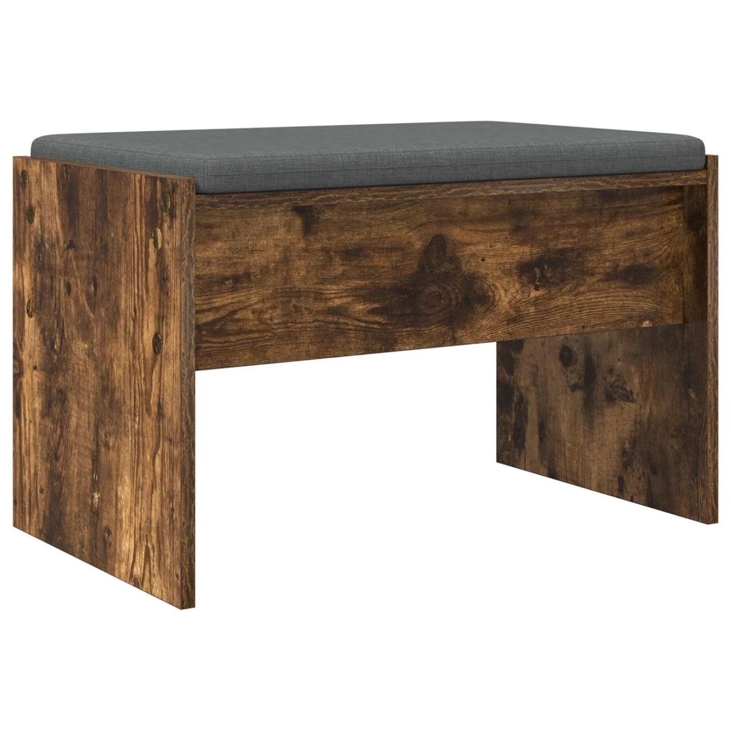 vidaXL Flurbank mit Kissen Geräucherte Eiche 63 x 38 x 40 cm 891548