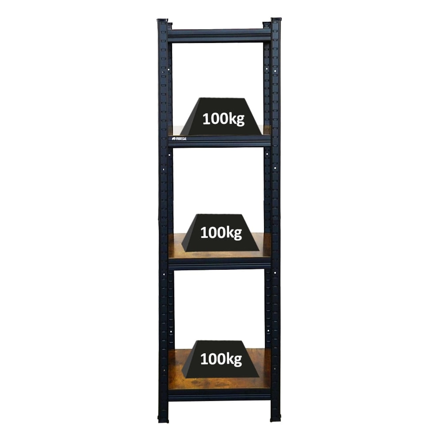 PROREGAL Vintage Series Schwerlastregal Ragnar für Gesamtlast 400 kg Maße 1 günstig online kaufen