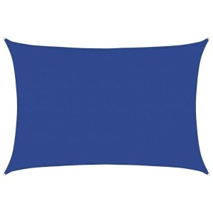 vidaXL Sonnensegel 160 g/m² Rechteckig Blau 5x6 m HDPE 311521