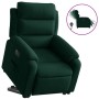 vidaXL Relaxsessel mit Aufstehhilfe Elektrisch Dunkelgrün Samt 3205116_3