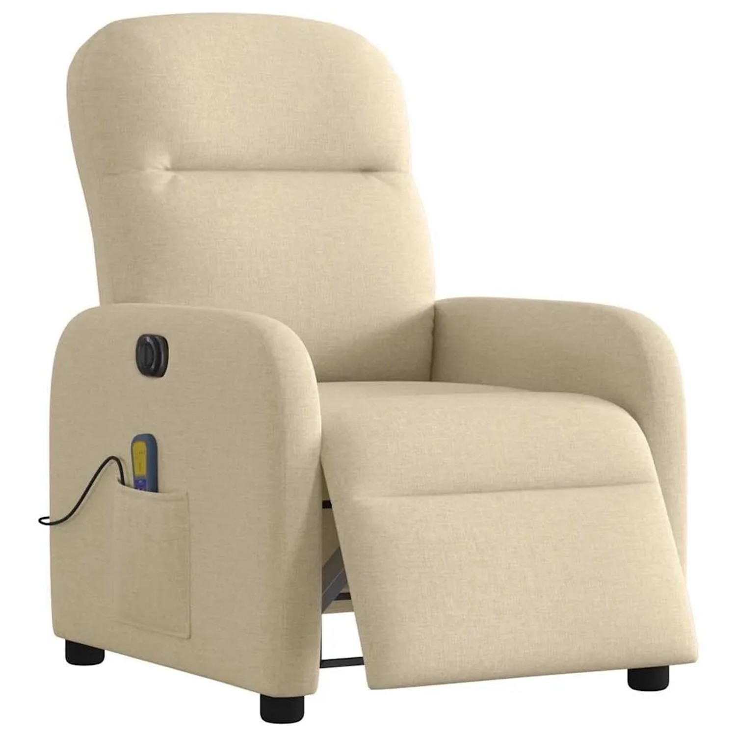 vidaXL Massagesessel Elektrisch Creme Stoff 3302970 günstig online kaufen
