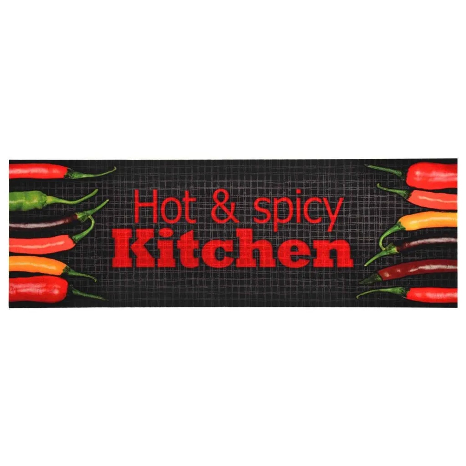 vidaXL Küchenteppich Waschbar Hot & Spicy 60x300 cm 315957