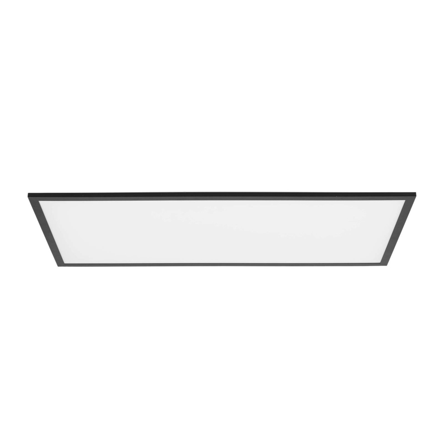 Lindby LED Deckenleuchte LED Panel Lamin 10012979 Dimmbar mit Leselampe Modern in Schwarz 1-flammig Wohnzimmerleuchte