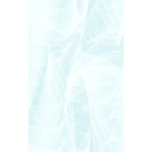 d-c-fix Statische Folie Premium Murano, 150x45cm, mit abstraktem, weißem Muster auf hellblauem Grund.