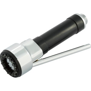 Ersatz-Geschirrbrause Java, verchromt und schwarz, für OBI Großküchenarmatur.