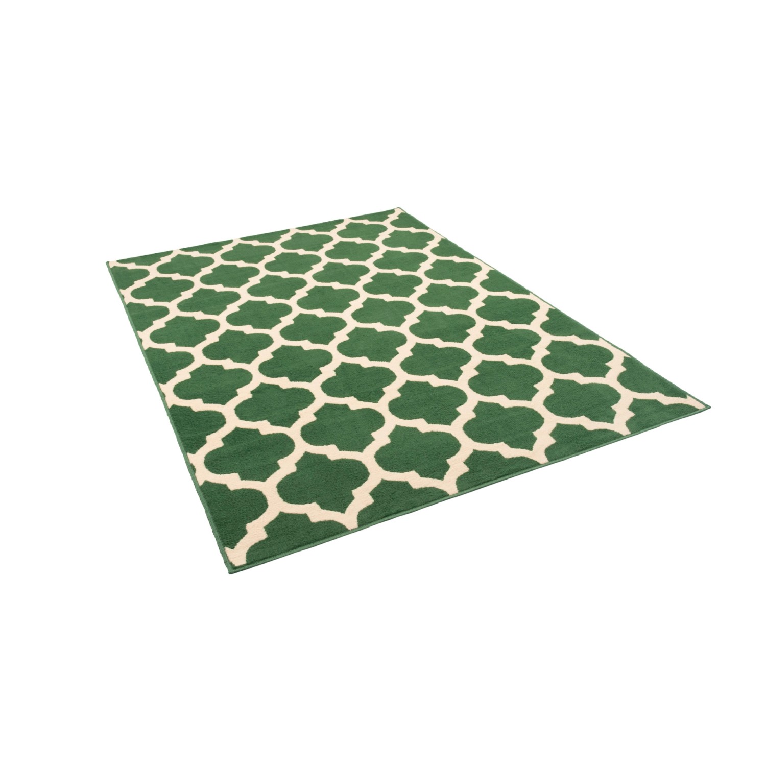 Pergamon Teppich Modern Trendline Fliesenoptik Grün 120x170cm günstig online kaufen