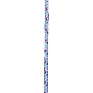 Geflochtene, blaue Seilflechter Fall-Leine (Ø 4 mm) ohne Kern. Meterware.
