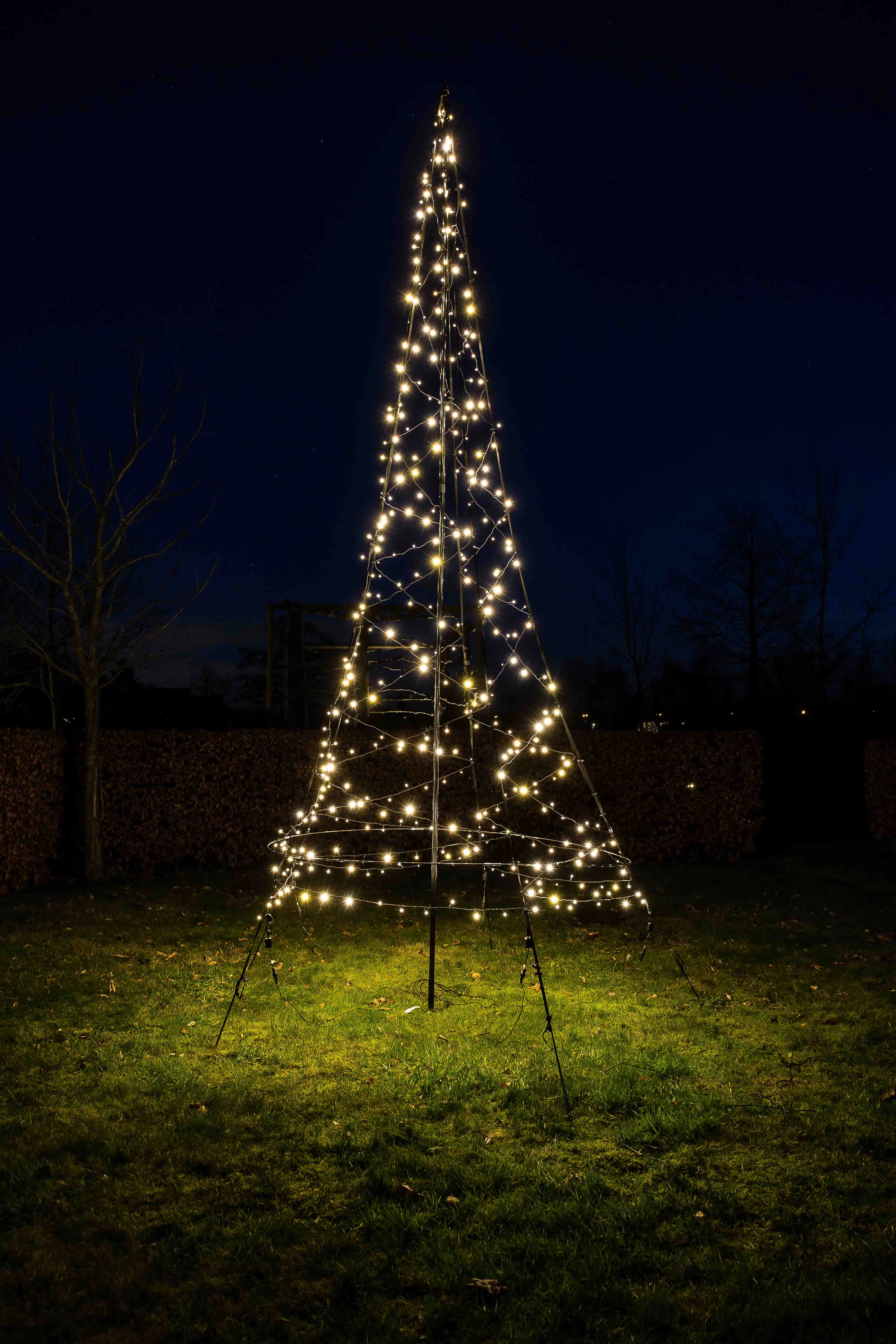 LED-Weihnachtsbaum (Außen, Höhe: 3 m, 360-flammig, Warmweiß, Netzbetrieben)