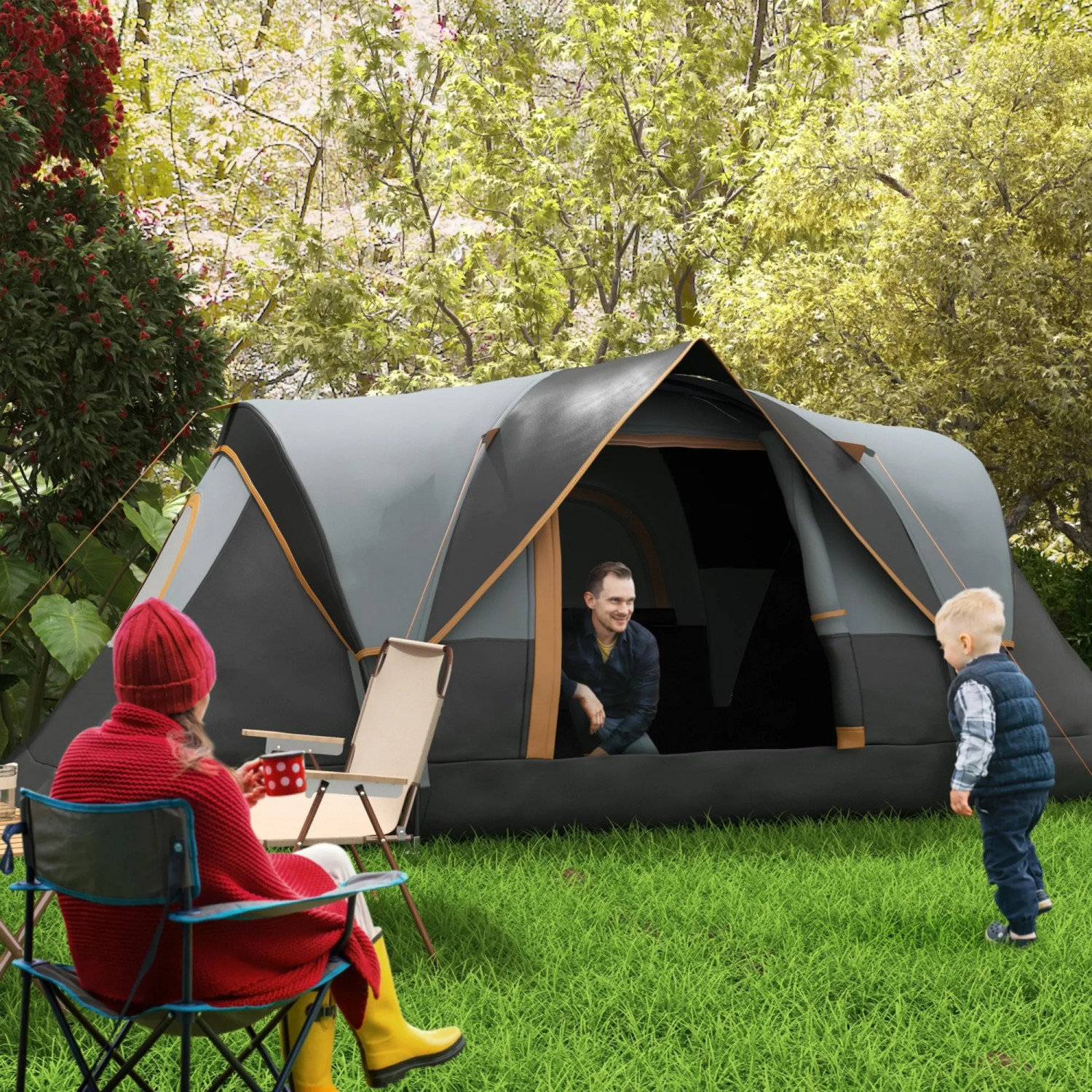 best hot tents Rock Fortress Tent – OneTigris Camping filter-shapers-fx Farbe:Grey Taupe Olefin raise the center pole Minischlafsack Test: die BESTEN