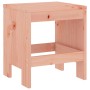 2er Set Gartenhocker aus Douglasie, ideal als Sitzgelegenheit oder Beistelltisch im Garten.