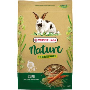 Versele-Laga Cuni Nature Fibrefood, 1kg Nagerfutter für Kaninchen.
