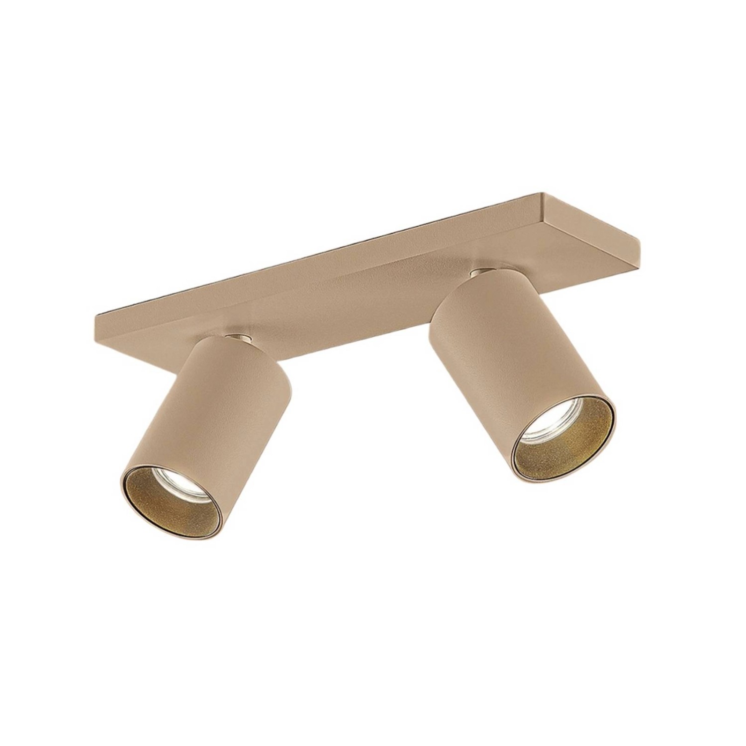 Arcchio Strahler Brinja 10012201 Dimmbar Modern in Braun aus Aluminium 2-flammig GU10 Flurleuchte