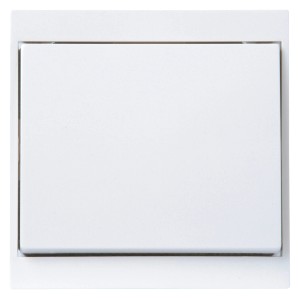 Kopp Taster Malta Arktisweiß, Schalter für Unterputzmontage.