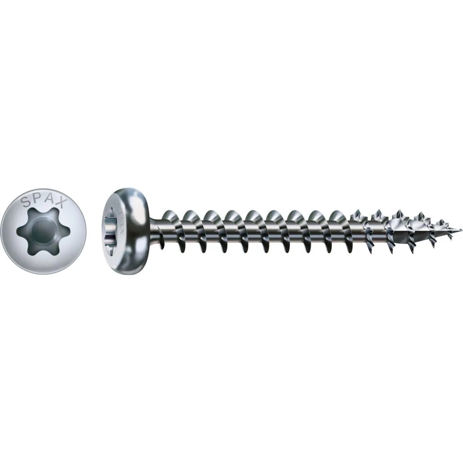 Spax Halbrundkopf Universalschraube T-Star plus-Antrieb Ø 3 mm x 12 mm 100 Stück