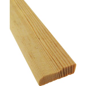 Kiefer Sockelleiste, 23x7x2400 mm, aus massivem Holz für harmonischen Bodenabschluss.