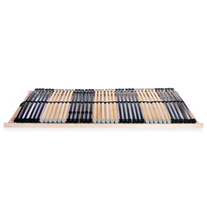 vidaXL Lattenroste (2 Stk.) mit 42 Latten, 7 Zonen, 90x200 cm. Lattenrost aus Holz mit Gummikappen.
