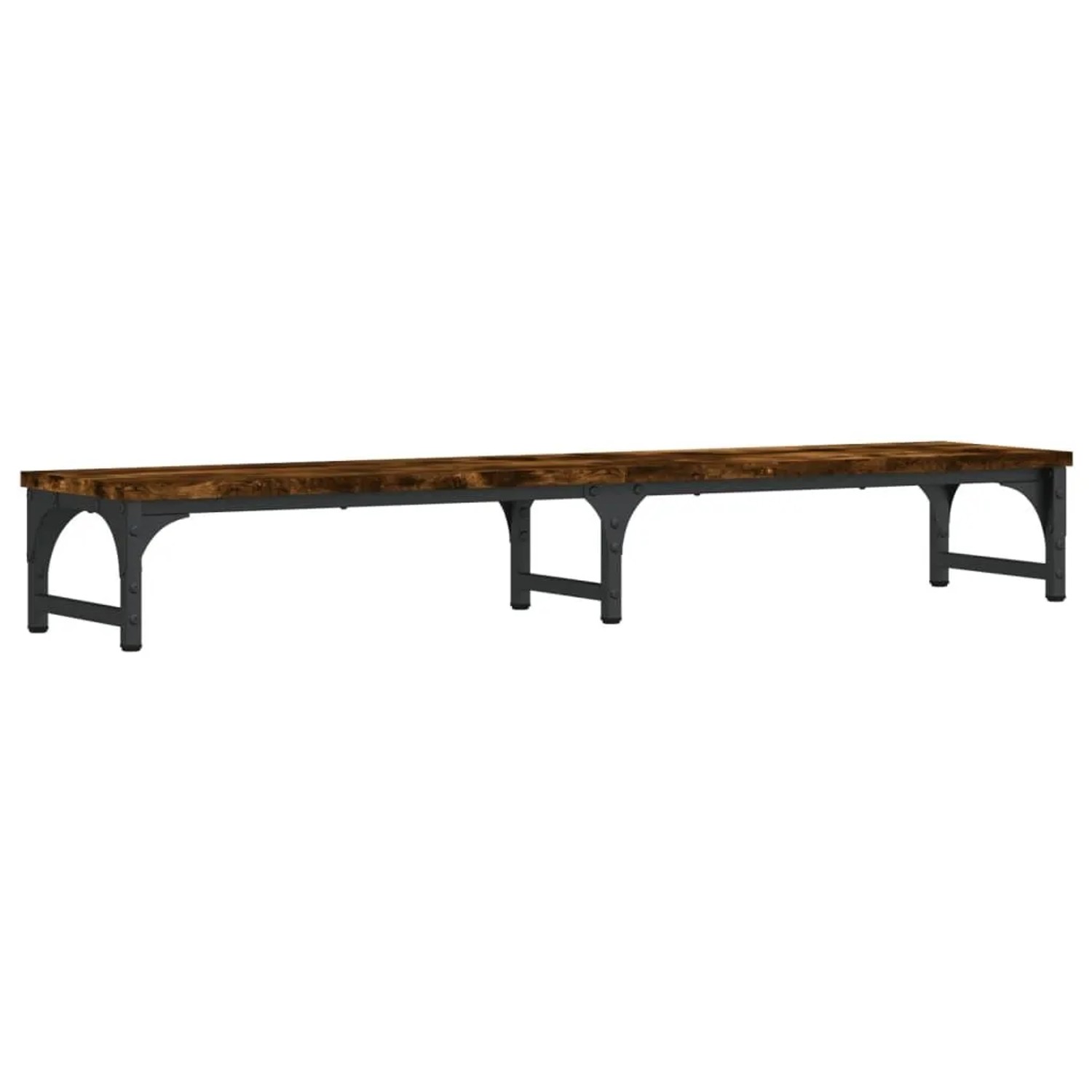 vidaXL Monitorständer Räuchereiche 105x23x15,5 cm Holzwerkstoff 834012