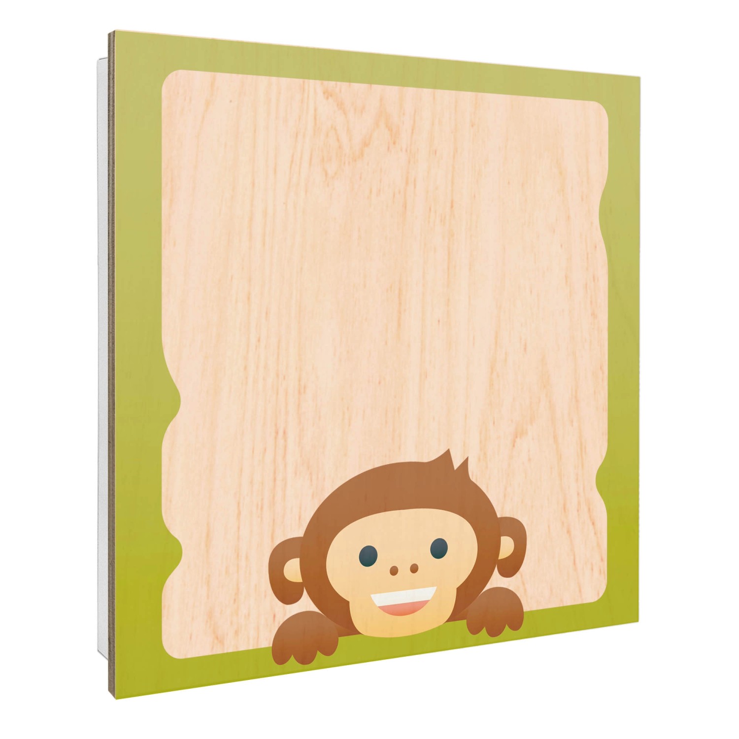Banjado Großer Schlüsselbox Holz 30x30cm Weiß Scharnier Rechts 50 Haken Sch günstig online kaufen