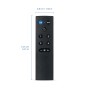 Schwarze Philips Fernbedienung für Smart Lighting. Tasten für Ein/Aus, Dimmen, 4 programmierbare Modi. Kompakte Lichtsteuerung.