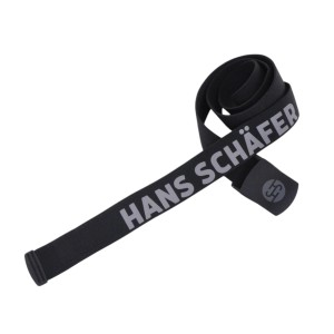 Schwarzer Hans Schäfer Workwear Gürtel aus Polyester mit Logo.