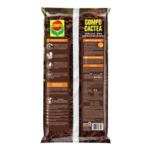 Sack Compo Cactea Kakteen- und Sukkulentenerde, torffrei, 5 Liter.