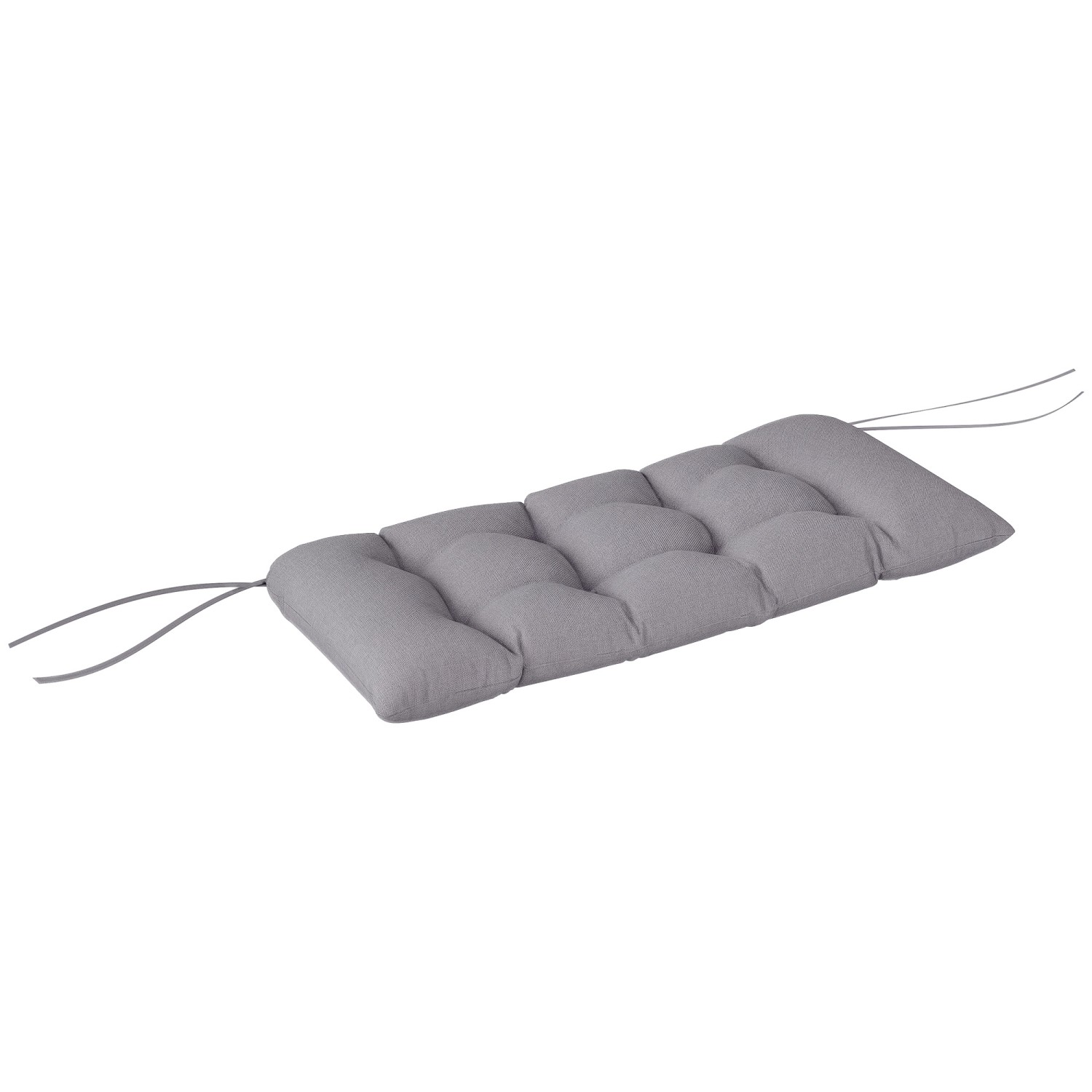Outsunny Sitzkissen Polyester 105L x 46B x 12 5H cm Grau günstig online kaufen