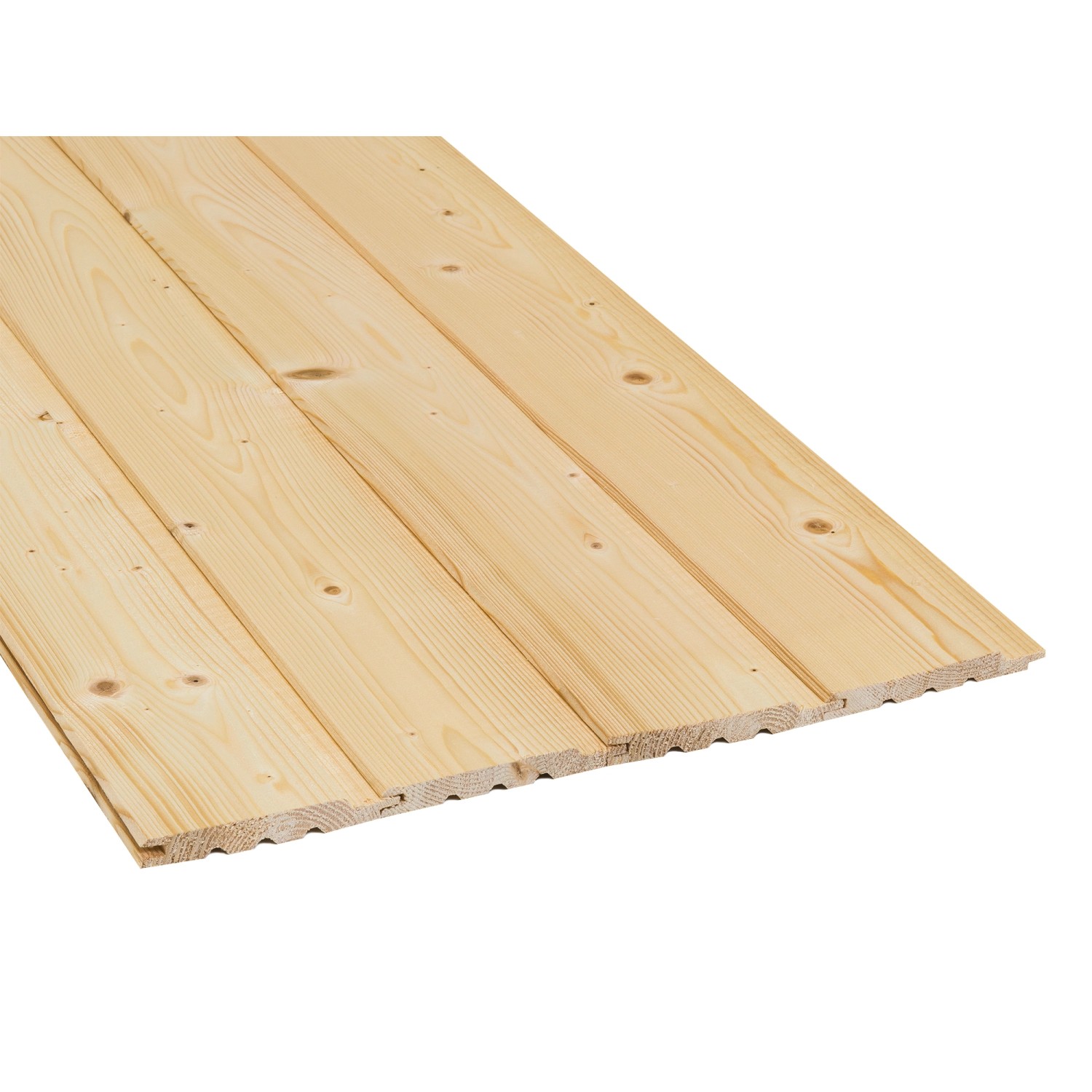 Profilholz Schrägprofil Fichte/Tanne Nut und Feder 12,5 mm x 96 mm x 3000 mm
